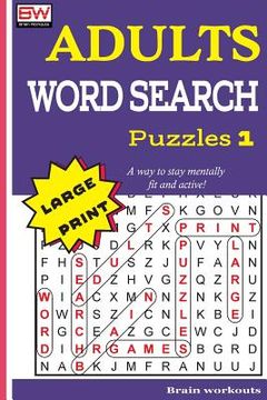 portada ADULTS WORD SEARCH Puzzles 1 (en Inglés)