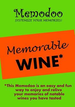portada Memodoo Memorable Wine (en Inglés)