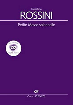 portada Petite Messe Solennelle: Klavierauszug / Vocal Score Zugleich Stimme für Pianoforte Concertato (en Latin)