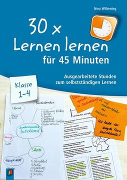 portada 30 x Lernen Lernen für 45 Minuten - Klasse 1-4 (en Alemán)