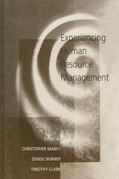 portada experiencing human resource management (in English)