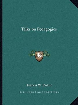 portada talks on pedagogics (en Inglés)