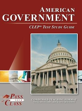 portada American Government CLEP Test Study Guide (en Inglés)