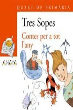 portada Blíster  " Contes per a tot l ' any "  4º de Primaria (C. Valenciana) (Libros Infantiles - Plan Lector - Tres Sopes (C. Valenciana))