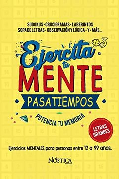 portada Ejercita tu Mente: Pasatiempos: 3 (in Spanish)