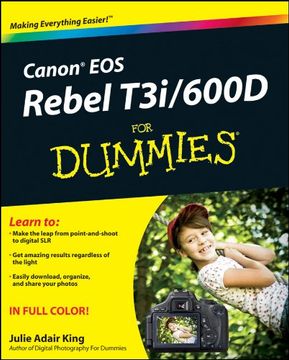 portada Canon eos Rebel t3i (en Inglés)