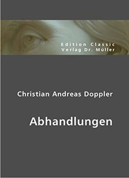 portada Christian Andreas Doppler Abhandlungen (in German)