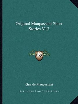 portada original maupassant short stories v13 (in English)