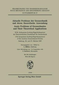 portada Aktuelle Probleme Der Geomechanik Und Deren Theoretische Anwendung / Acute Problems of Geomechanics and Their Theoretical Applications: XVII. Kolloqui (in German)
