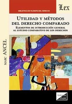 portada Utilidad y Metodos del Derecho Comparado