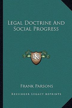 portada legal doctrine and social progress (en Inglés)