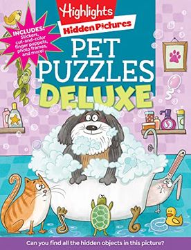 portada Pet Puzzles Deluxe (Highlights Hidden Pictures) (en Inglés)