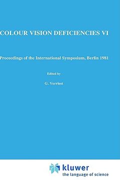 portada colour vision deficiencies vi (en Inglés)