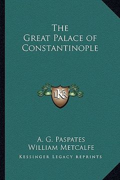 portada the great palace of constantinople (en Inglés)