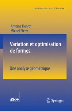 portada Variation et optimisation de formes: Une analyse géométrique (Mathématiques et Applications) (French Edition)