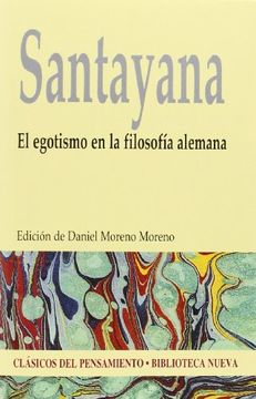 portada El Egotismo en la Filosofía Alemana (in Spanish)