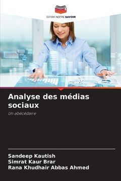 portada Analyse des médias sociaux (en Francés)