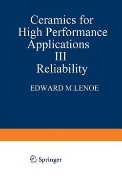 portada Ceramics for High-Performance Applications III: Reliability (en Inglés)