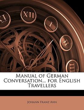 portada manual of german conversation... for english travellers (en Inglés)
