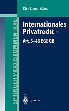 portada Internationales Privatrecht ― Art. 3–46 Egbgb (en Alemán)