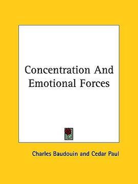 portada concentration and emotional forces (en Inglés)