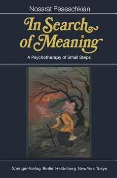 portada in search of meaning: a psychotherapy of small steps (in English)