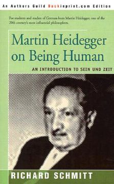 portada martin heidegger on being human: an introduction to sein und zeit