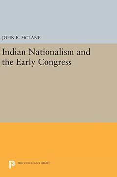 portada Indian Nationalism and the Early Congress (Princeton Legacy Library) (in English)