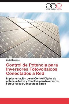 portada control de potencia para inversores fotovoltaicos conectados a red (en Inglés)