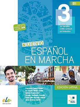 portada Español en Marcha 3 Edición Latina. Libro del Alumno + Cuaderno