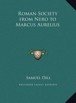 portada roman society from nero to marcus aurelius (en Inglés)