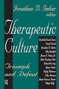 portada Therapeutic Culture: Triumph and Defeat (en Inglés)