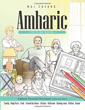 portada Amharic Picture Book: Amharic Pictorial Dictionary (Color and Learn)