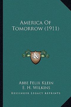 portada america of tomorrow (1911) (en Inglés)