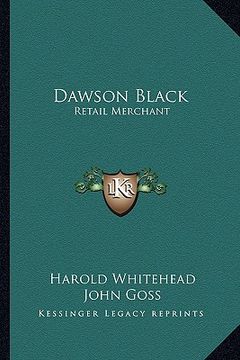 portada dawson black: retail merchant (en Inglés)