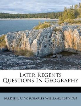 portada later regents questions in geography (en Inglés)