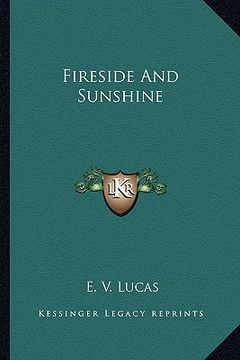 portada fireside and sunshine (en Inglés)