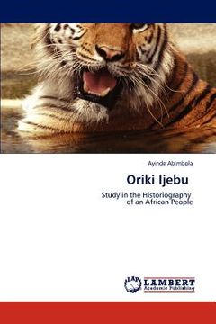 portada oriki ijebu (in English)