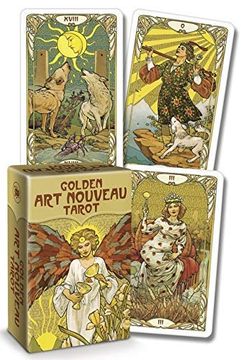 portada Golden art Nouveau Tarot Mini 