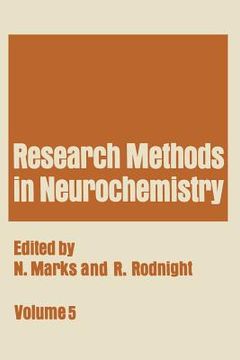 portada Research Methods in Neurochemistry: Volume 5 (en Inglés)