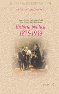 portada Historia política, 1875-1939