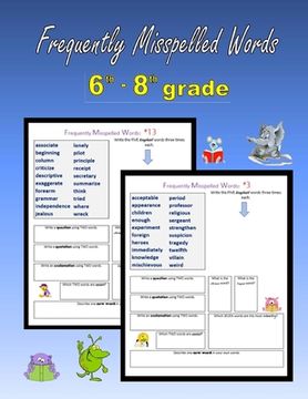 portada Frequently Misspelled Words (6th grade - 8th grade) (en Inglés)