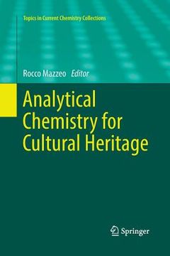 portada Analytical Chemistry for Cultural Heritage (en Inglés)