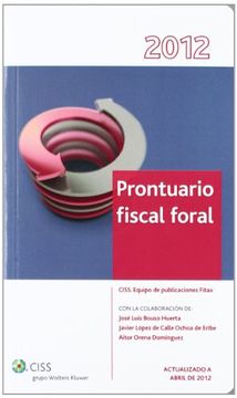 portada Prontuario fiscal foral 2012 (Prontuarios)