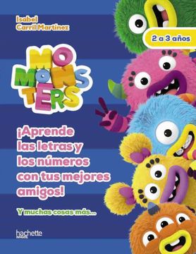 portada Aprende las Letras y los Números con los Momonsters, 2-3 Años (in Spanish)