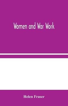 portada Women and War Work 