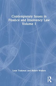 portada Contemporary Issues in Finance and Insolvency law Volume 1 