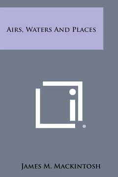 portada Airs, Waters and Places (en Inglés)