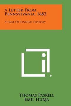 portada A Letter from Pennsylvania, 1683: A Page of Finnish History