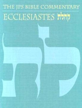 portada The jps Bible Commentary: Ecclesiastes (en Inglés)